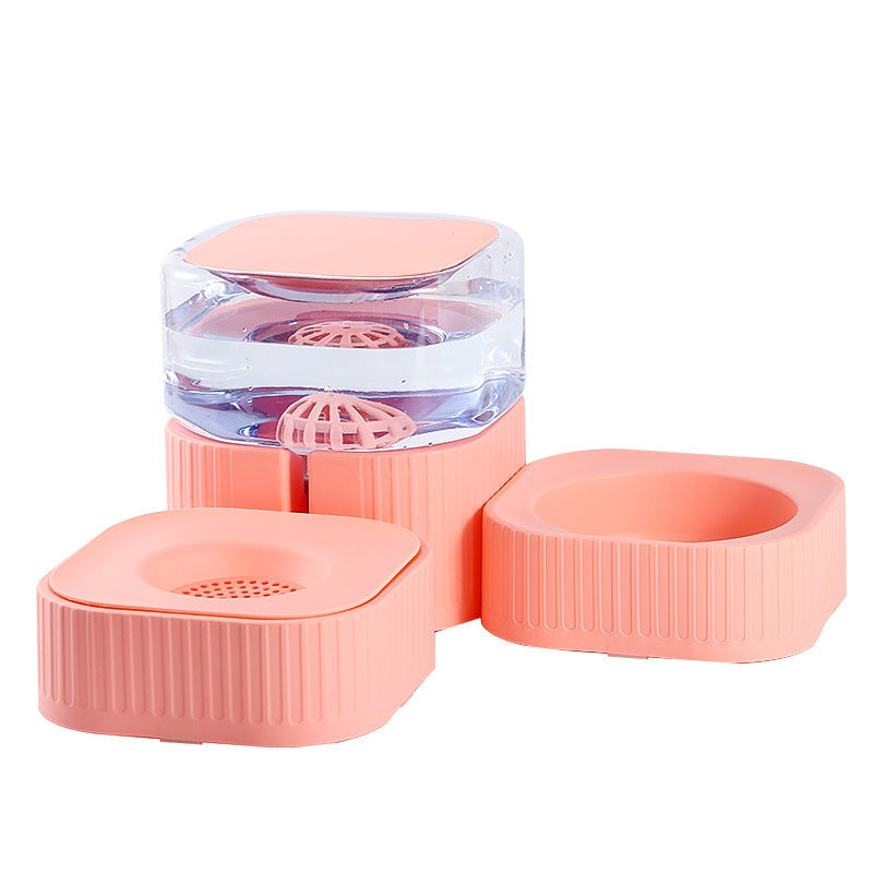 Creative Magnetic Pet Bowl Feeder Set