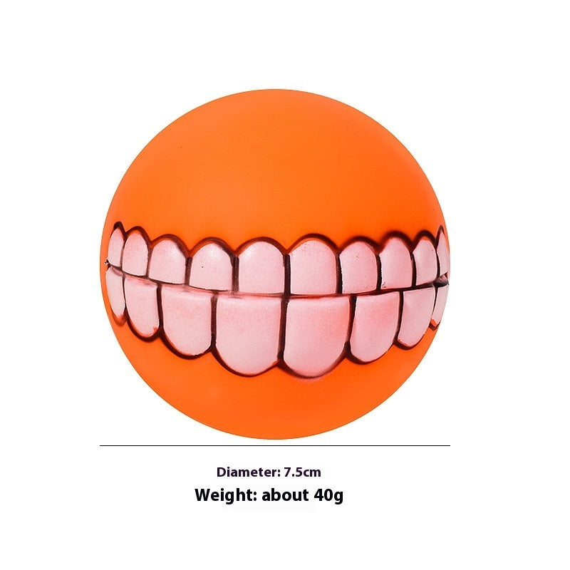 Vocalization Bite-resistant Molar Pet Toy Ball